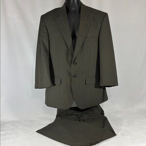 Hardwick Clothes USA Made 2 Piece Suit Imported Fabric 40S ** 34S Pant